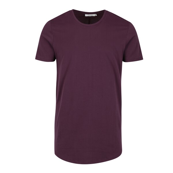 Tricou basic bordo Jack & Jones Premium Hugo
