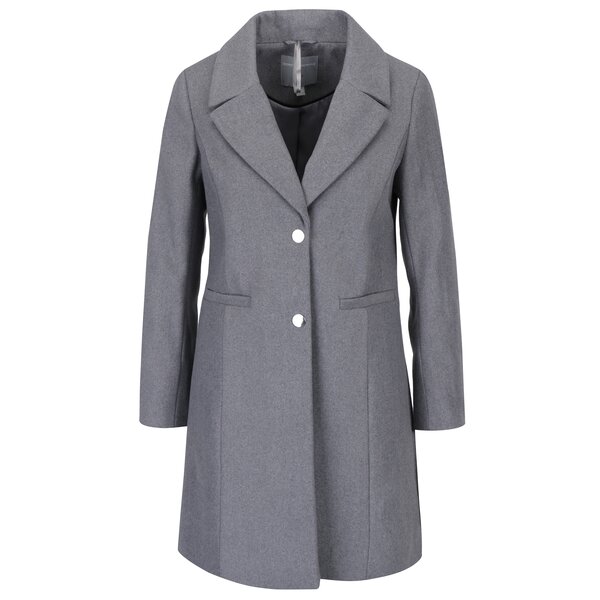 Palton gri melanj - Dorothy Perkins Petite
