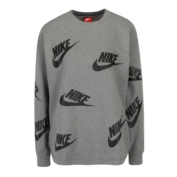 Bluza gri cu print pentru femei - Nike Sportswear