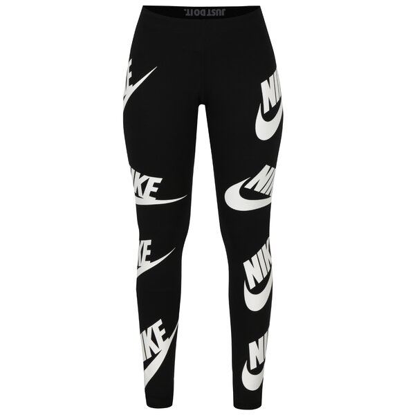 Colanti sport negri cu print pentru femei - Nike