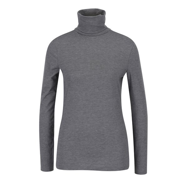 Bluza gri melanj cu guler inalt - VERO MODA Charly