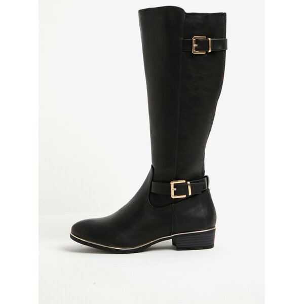Cizme negre cu catrame - Dorothy Perkins