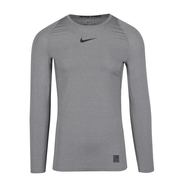 Bluza sport gri barbateasca pentru compresie Nike