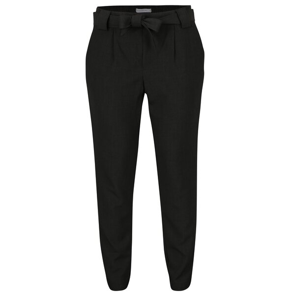 Pantaloni skinny gri inchis cu talie inalta Jacqueline de Yong Dakota