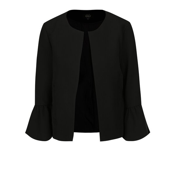 Jacheta neagra cu maneci clopot ONLY Tina