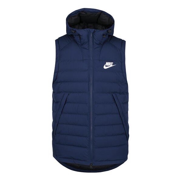 Vesta albastra matlasata cu fulgi pentru barbati Nike Sportswear Down