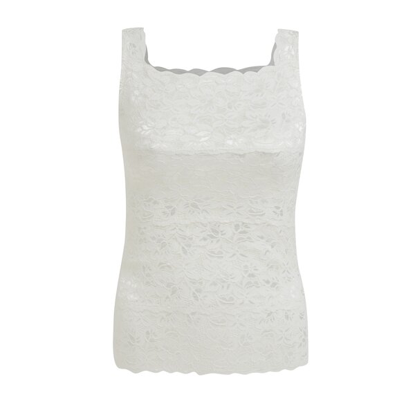 Top crem din dantela M&Co