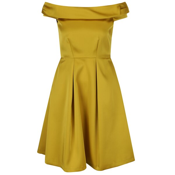 Rochie galbena cu umeri expusi Closet