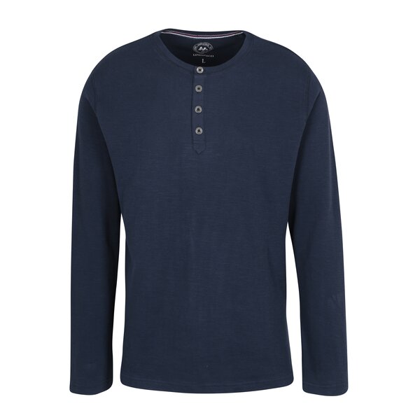 Bluza din bumbac albastru inchis pentru barbati - Lindbergh
