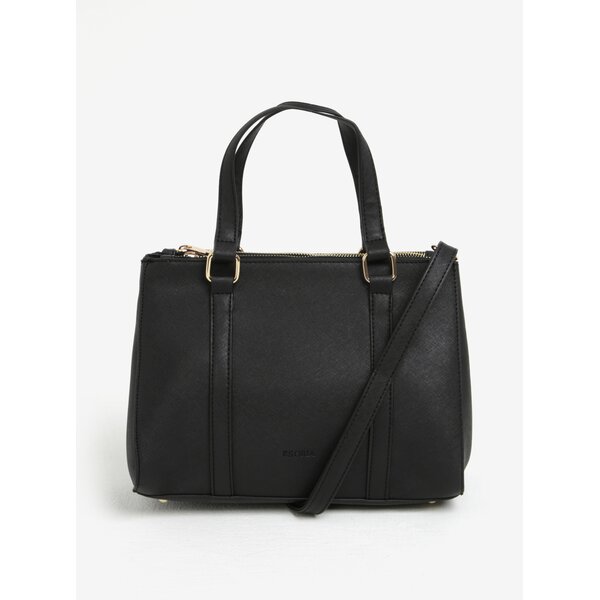 Geanta de mana/crossbody neagra din piele sintetica Esoria Lilza