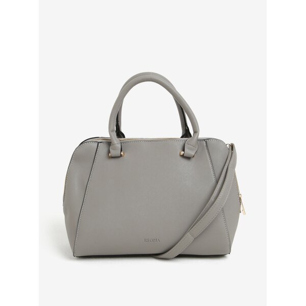 Geanta de mana/crossbody gri din piele sintetica Esoria Polines