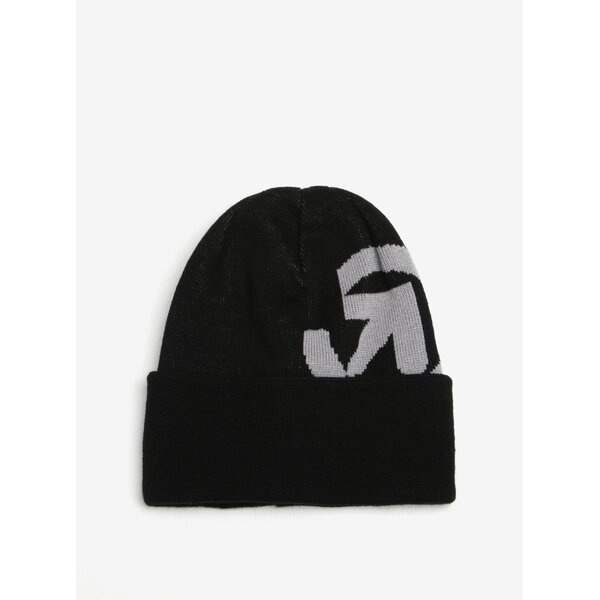 Caciula neagra cu logo pentru barbati - MEATFLY Cinch Beanie