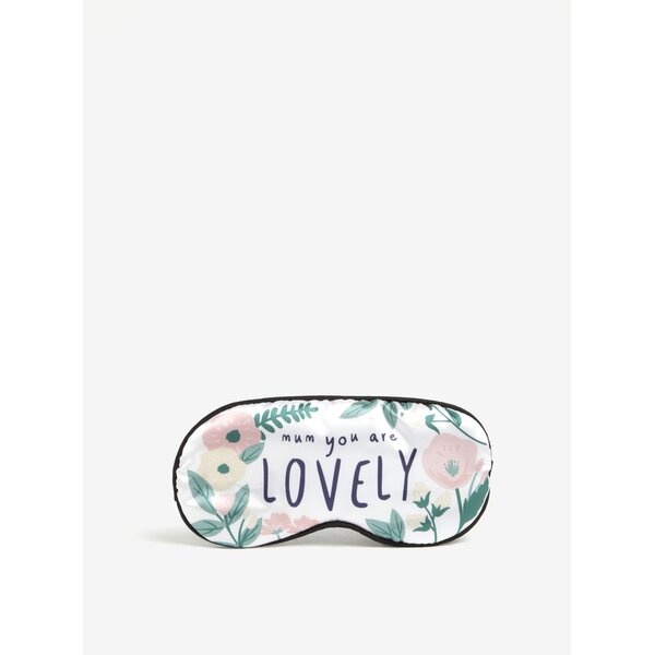 Masca alba de dormit cu print - Mum You Are Lovely CGB