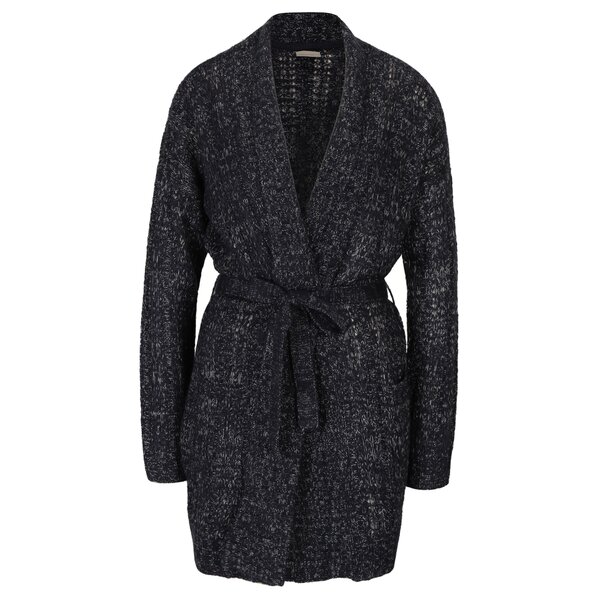 Cardigan bleumarin cu cordon in talie - VERO MODA Manda