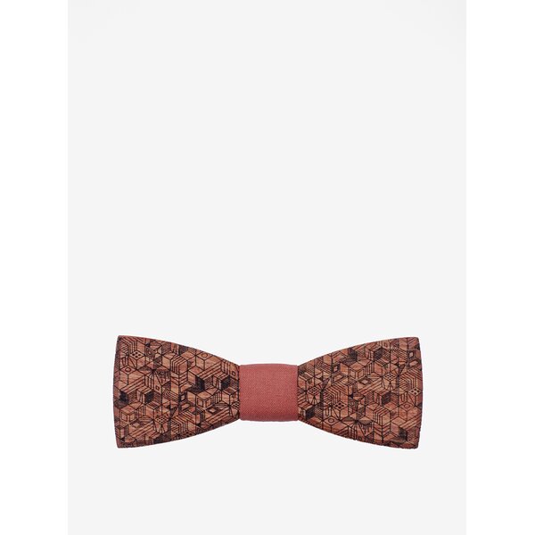 Papion din lemn cu model gravat - BeWooden Reame