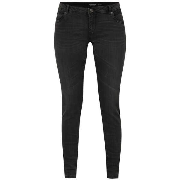 Blugi slim fit cu talie joasa gri inchis - VERO MODA Five