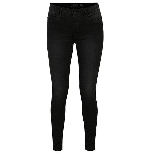 Blugi skinny negri cu talie medie - Noisy May Lucy