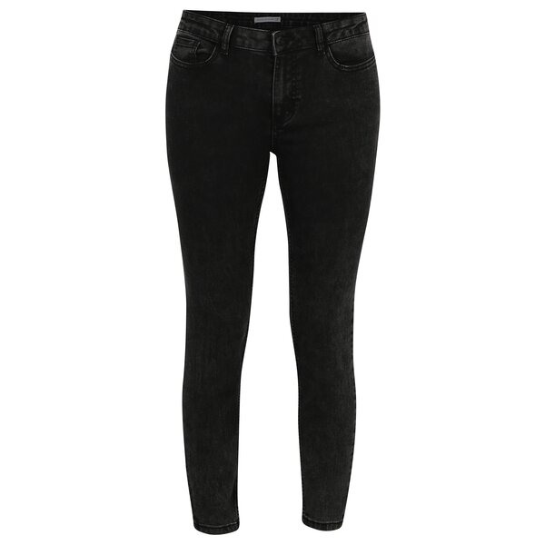 Blugi skinny gri inchis cu aspect prespalat Jacqueline de Yong Skinny