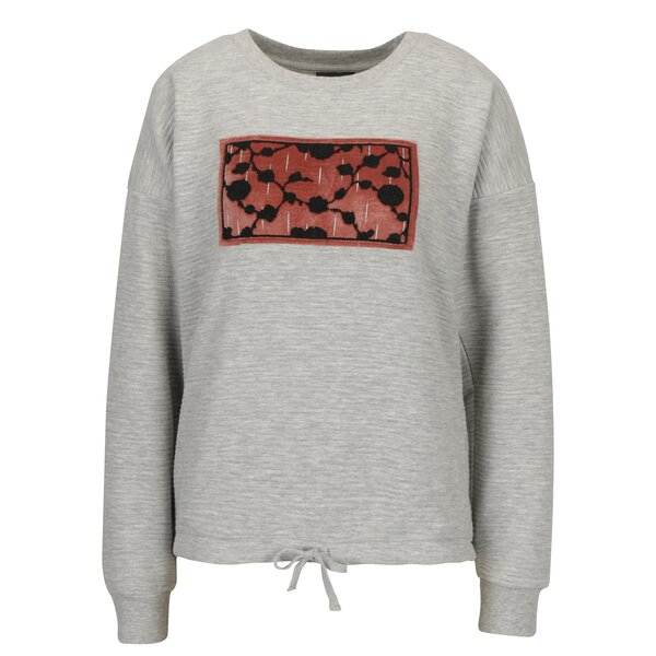 Bluza gri cu model pentru femei - Broadway Olivera