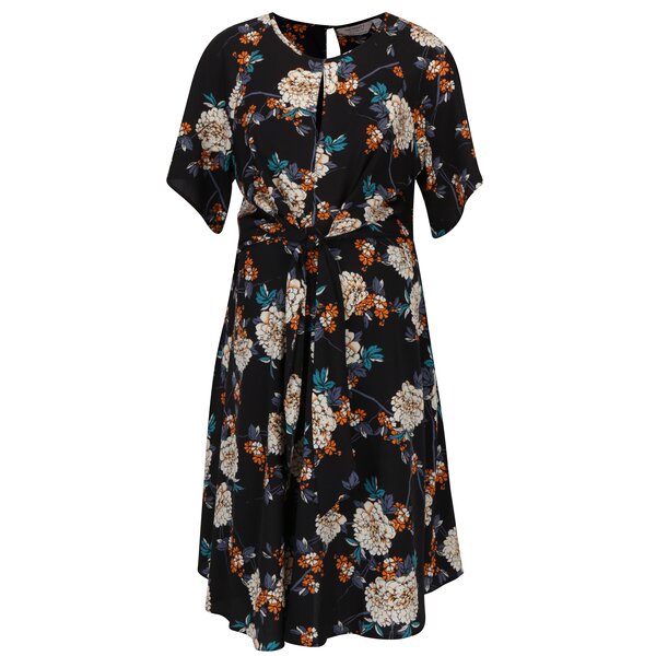 Rochie clos cu print floral si cordon in talie Dorothy Perkins Maternity
