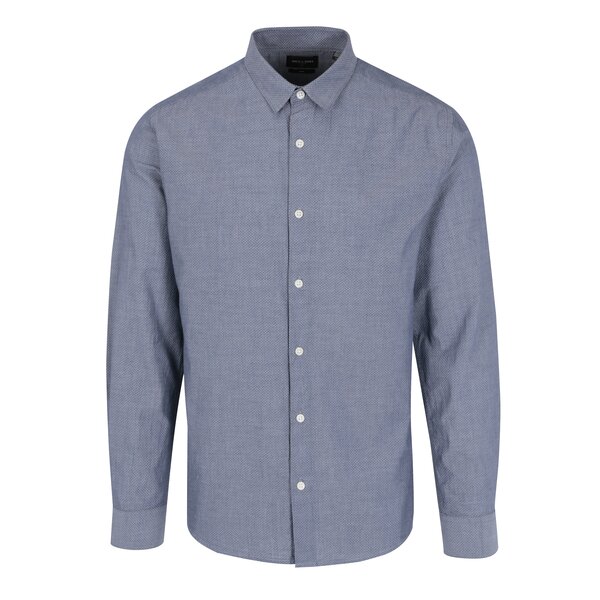 Camasa polo bleu cu buline ONLY & SONS Bernhard