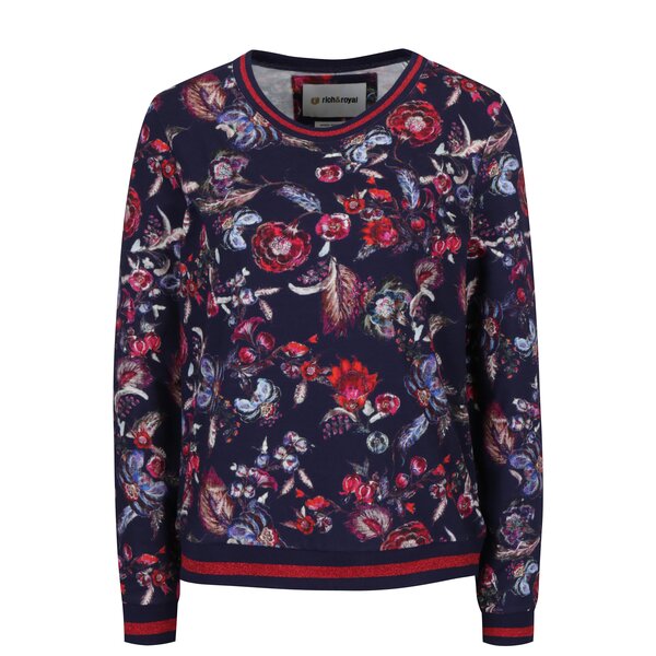 Bluza rosu&albastru cu print - Rich & Royal