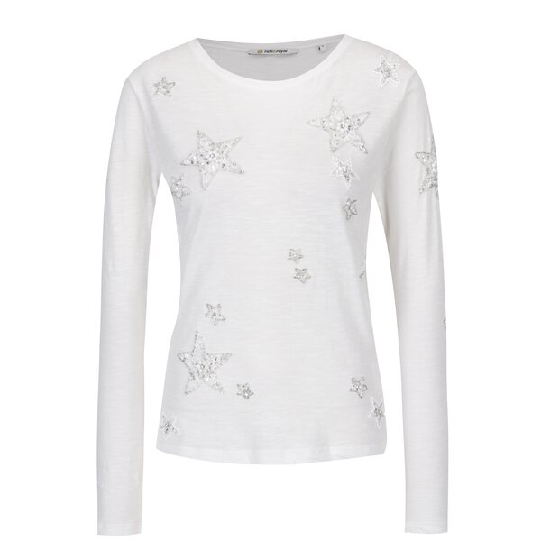 Bluza crem cu aplicatii - Rich & Royal