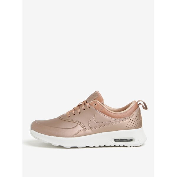 Pantofi sport roz&alb cu aspect metalic pentru femei - Nike Air Max Thea