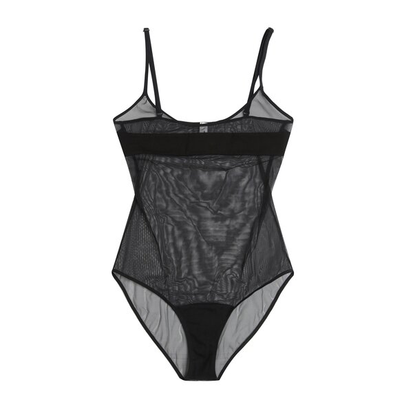 Body negru translucid cu banda NALU Underwear