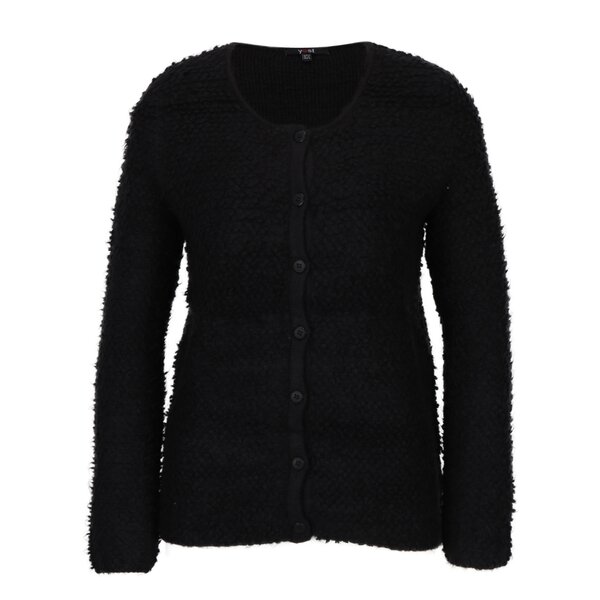 Cardigan tricotat negru - Yest