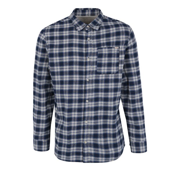 Camasa albastru cu bej in carouri Jack & Jones Vintage Midleton