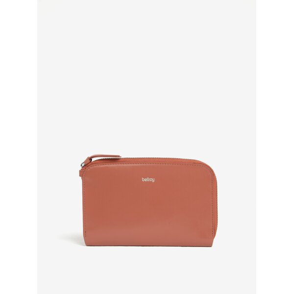 Portofel roz din piele pentru femei Bellroy Pocket