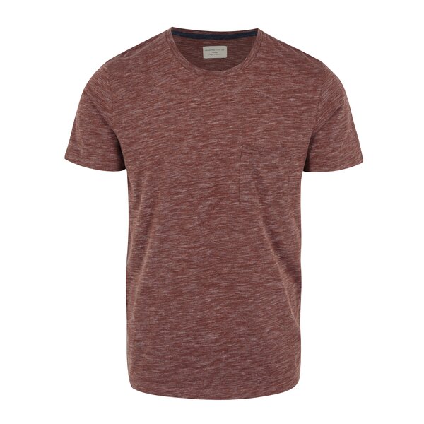 Tricou bordo melanj cu buzunar Selected Homme Richard