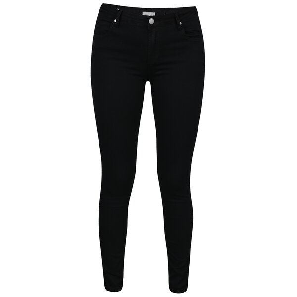 Pantaloni negri slim fit cu buzunare - Hailys Hanna