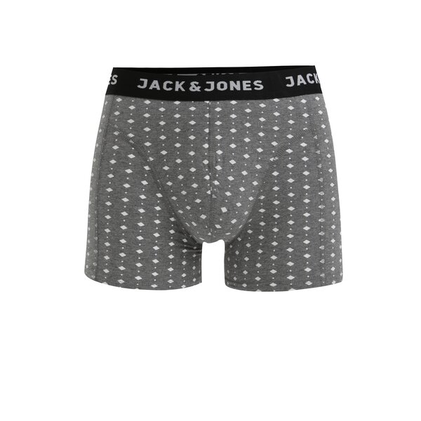 Boxeri gri cu print geometric Jack & Jones Candy