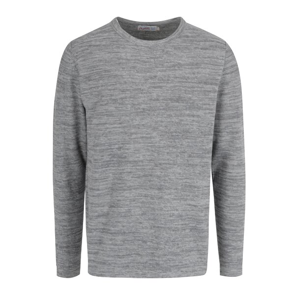 Pulover subtire gri deschis melanj - Jack & Jones Originals Fargo