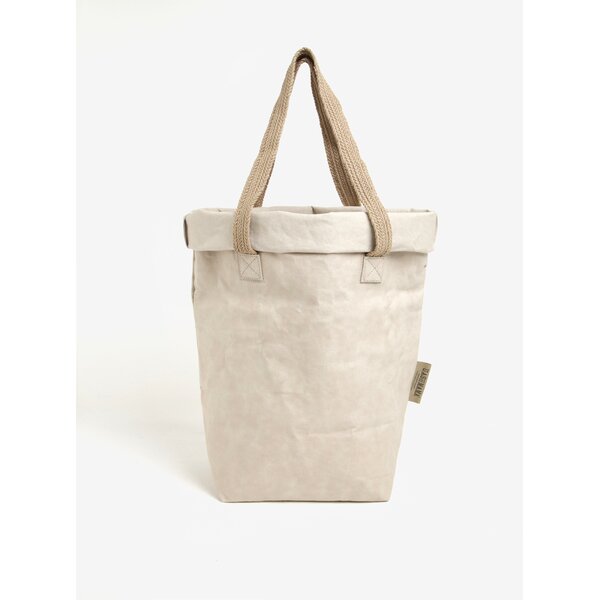 Geanta shopper bej ecologica UASHMAMA® Carry Two