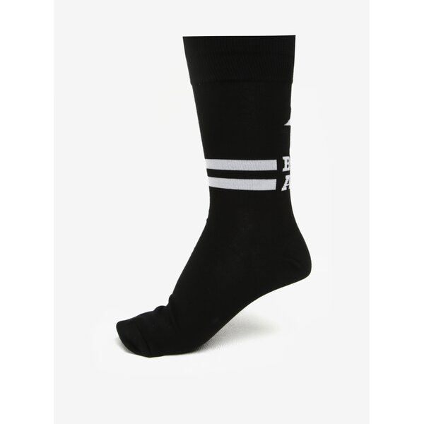 Sosete negre cu mesaj pentru barbati - Sock It to Me Badass