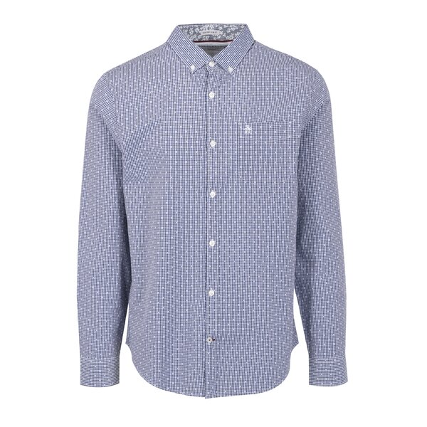 Camasa din bumbac cu guler buttons down alb & bleumarin - Original Penguin Mini Gingham Camasa din bumbac cu guler buttons down alb & bleumarin - Original Penguin Mini Gingham