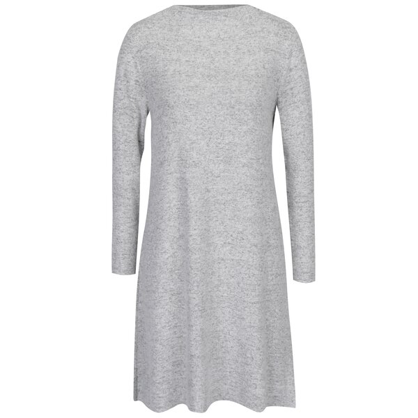 Rochie gri deschis melanj cu maneci lungi - ONLY Leo