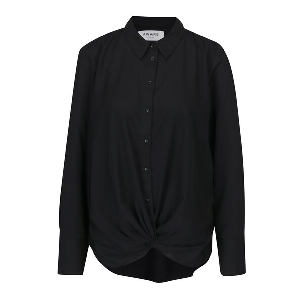 Camasa neagra cu nod decorativ VERO MODA Bind