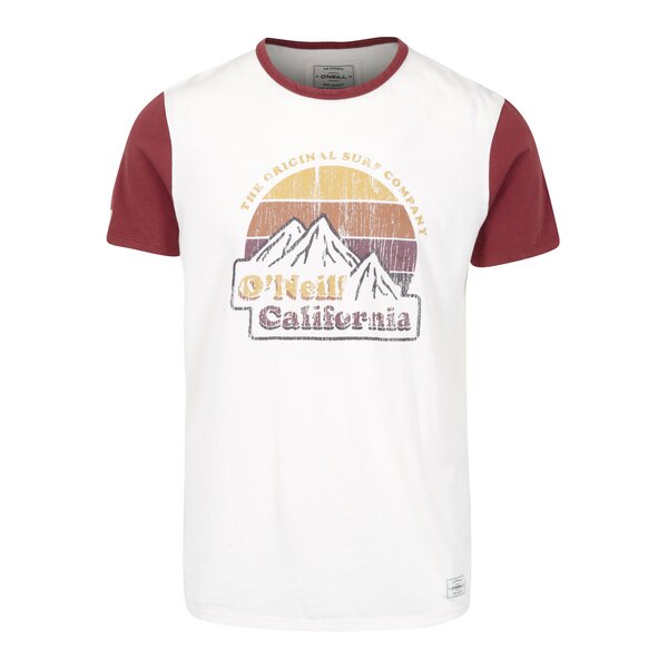 Tricou alb cu print pentru barbati - ONeill