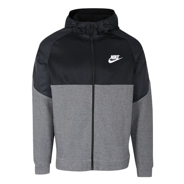 Hanorac negru&gri pentru barbati - Nike NSW