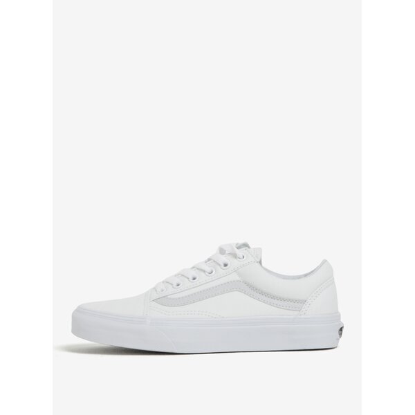 Teniși albi unisex din material textil - VANS Old Skool