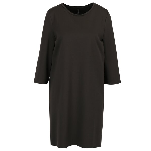 Rochie dreapta verde inchis cu maneci 3/4 ONLY Nadia
