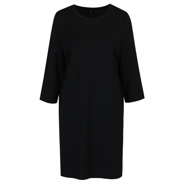 Rochie dreapta neagra cu maneci 3/4 ONLY Nadia