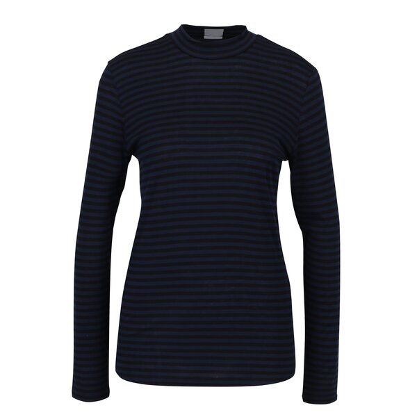 Bluza neagra cu dungi albastre - Jacqueline de Yong Spirit