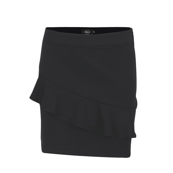 Fusta neagra cu volane ONLY Kelly