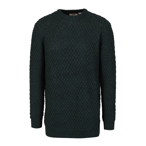 Pulover verde tricotat din amestec de lana pentru barbati - JP 1880