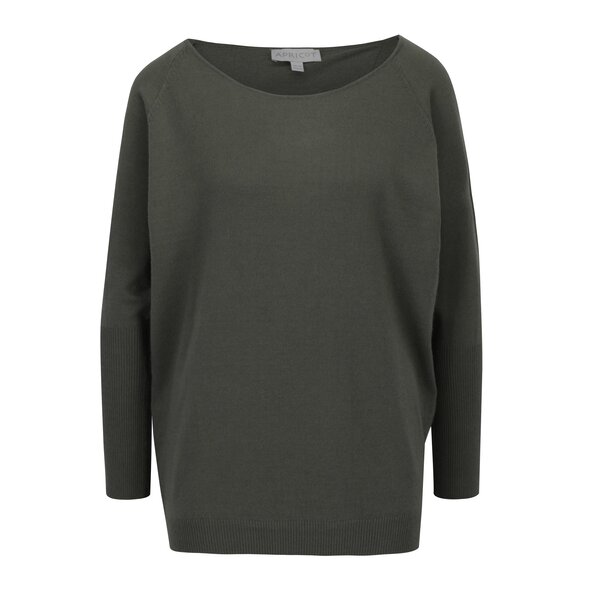 Pulover lejer kaki cu maneci raglan - Apricot